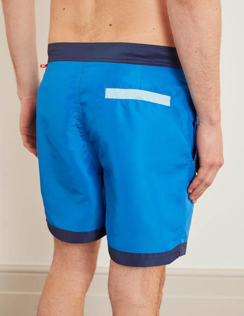 Stripe Detail Swimshorts - Blues Multi Stripe Detail Swimshorts - Blues Multi