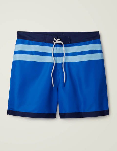 Stripe Detail Swimshorts - Blues Multi Stripe Detail Swimshorts - Blues Multi