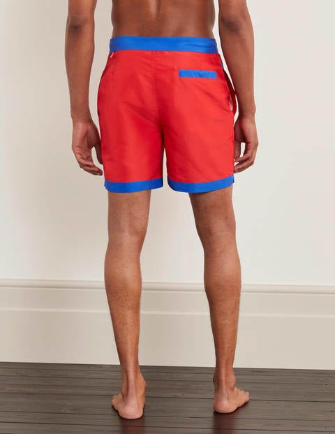 Stripe Detail Swimshorts - Red Multi Stripe Detail Swimshorts - Red Multi