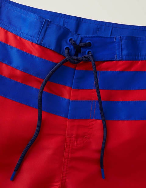 Stripe Detail Swimshorts - Red Multi Stripe Detail Swimshorts - Red Multi