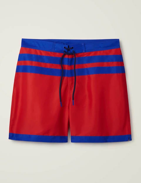 Stripe Detail Swimshorts - Red Multi Stripe Detail Swimshorts - Red Multi