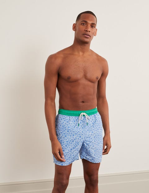 Swimshorts - Sky Blue Floral Swimshorts - Sky Blue Floral