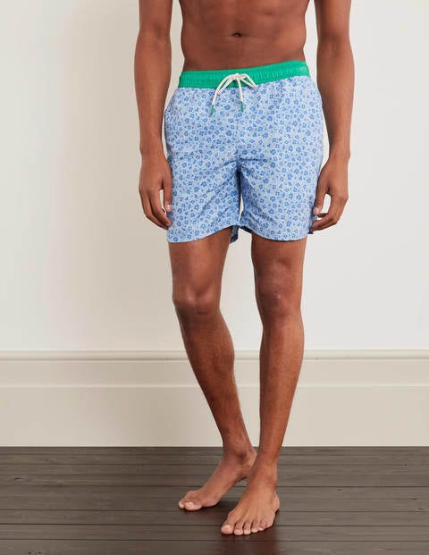 Swimshorts - Sky Blue Floral Swimshorts - Sky Blue Floral