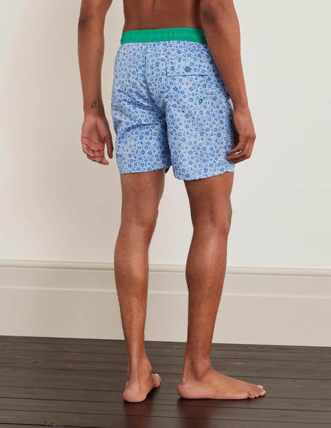 Swimshorts - Sky Blue Floral Swimshorts - Sky Blue Floral