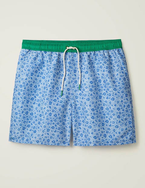 Swimshorts - Sky Blue Floral Swimshorts - Sky Blue Floral