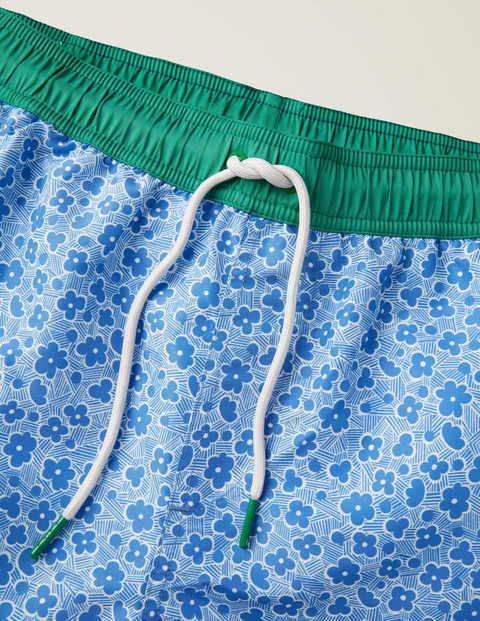 Swimshorts - Sky Blue Floral Swimshorts - Sky Blue Floral