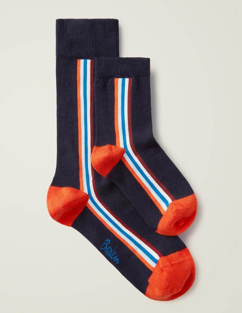 Mini Me Socks - Navy Signature Stripe Mini Me Socks - Navy Signature Stripe
