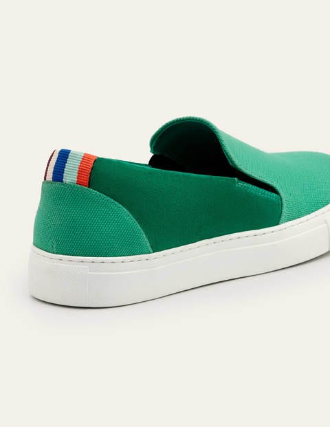 Slip-on Trainers - Washed Eden Green 