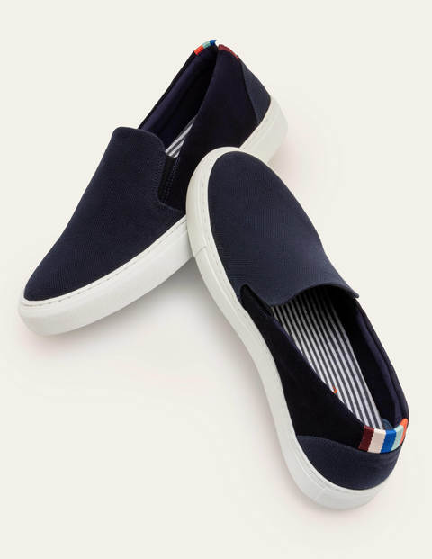 Slip-on Trainers - Navy Slip-on Trainers - Navy