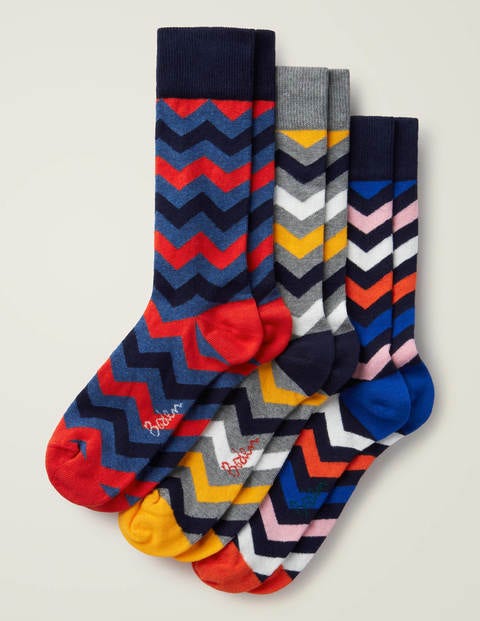 Favourite Socks - Multi Chevron Pack Favourite Socks - Multi Chevron Pack