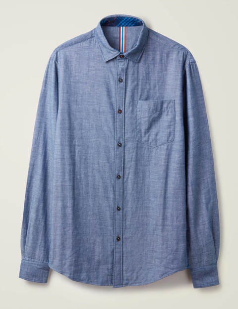 Doublecloth Shirt - Chambray Blues Doublecloth Shirt - Chambray Blues