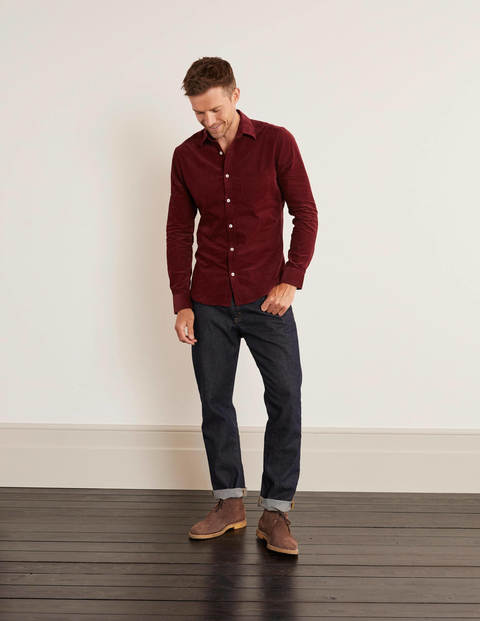 Cord Shirt - Merlot Red Cord Shirt - Merlot Red