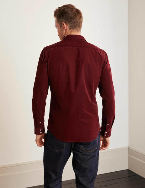 Cord Shirt - Merlot Red Cord Shirt - Merlot Red