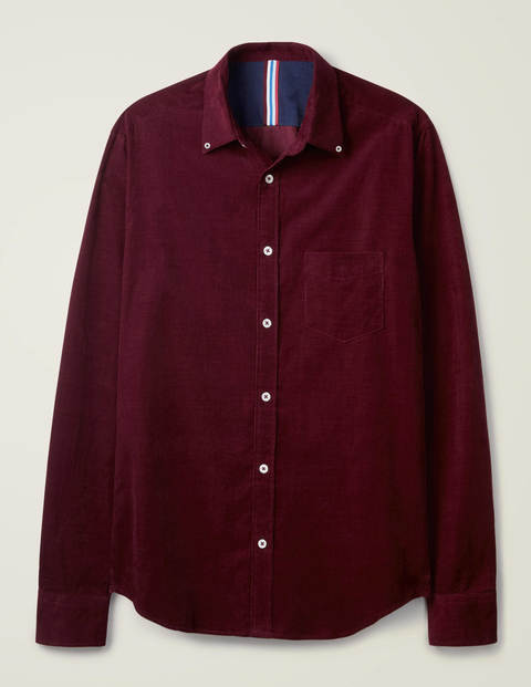 Cord Shirt - Merlot Red Cord Shirt - Merlot Red