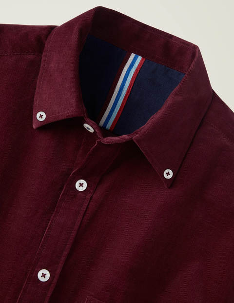 Cord Shirt - Merlot Red Cord Shirt - Merlot Red