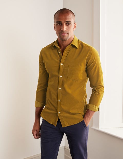 Cord Shirt - Hot Mustard Yellow Cord Shirt - Hot Mustard Yellow