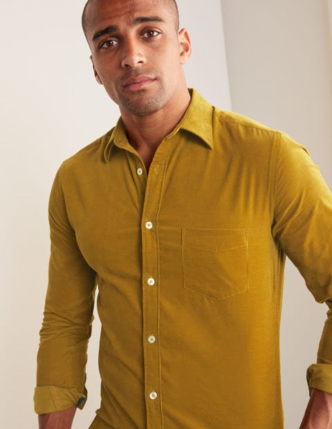 Cord Shirt - Hot Mustard Yellow Cord Shirt - Hot Mustard Yellow