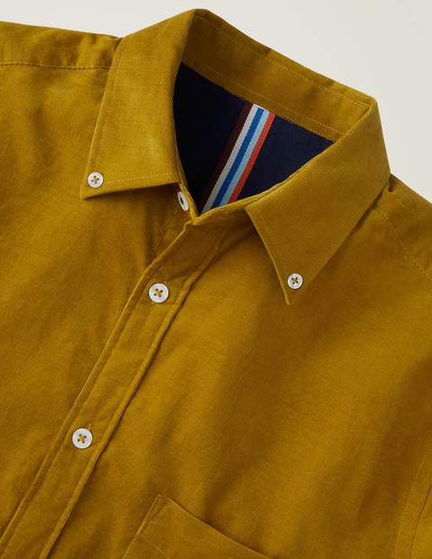 Cord Shirt - Hot Mustard Yellow Cord Shirt - Hot Mustard Yellow