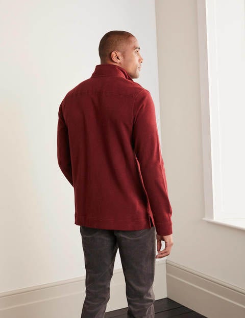 Lulworth Half-Zip - Merlot Red Marl Lulworth Half-Zip - Merlot Red Marl