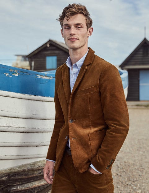 Belvedere Cord Blazer Antler Brown Boden Eu
