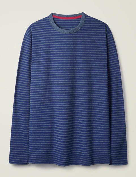 Long Sleeve Stripe T-shirt - Navy/Naval Blue Marl Long Sleeve Stripe T-shirt - Navy/Naval Blue Marl