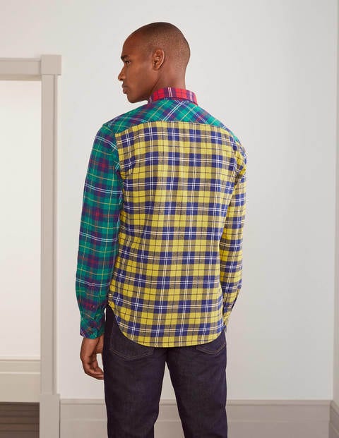 Flannel Check Shirt - Hotchpotch Check Flannel Check Shirt - Hotchpotch Check