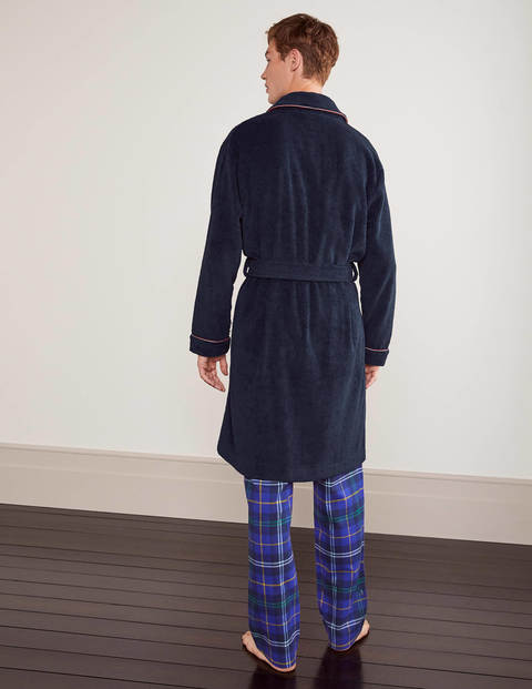 Towelling Dressing Gown - School Navy Towelling Dressing Gown - School Navy