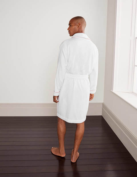 Towelling Dressing Gown - White Towelling Dressing Gown - White