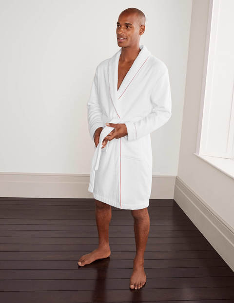 Towelling Dressing Gown - White Towelling Dressing Gown - White