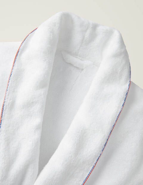Towelling Dressing Gown - White Towelling Dressing Gown - White
