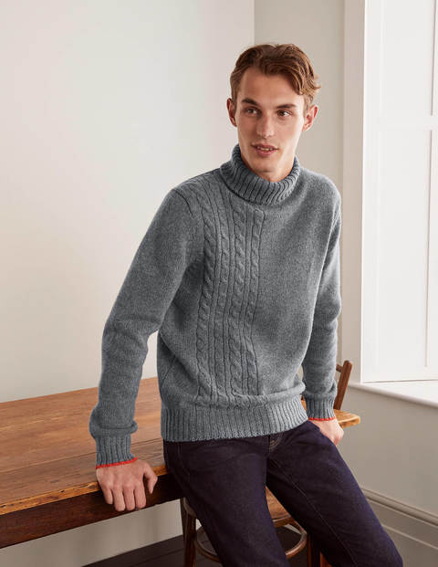 lambswool roll neck