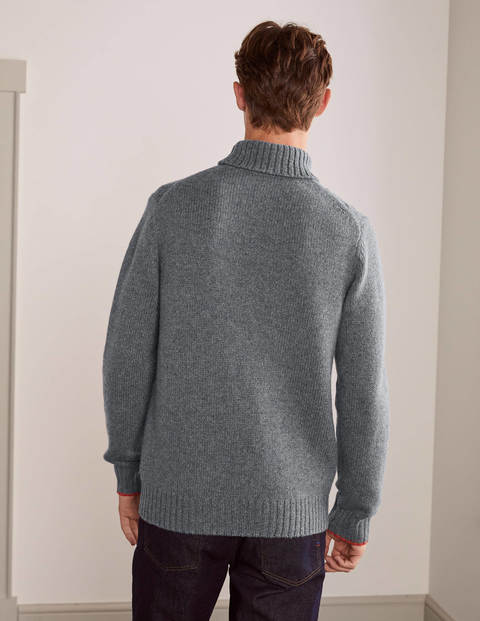Pull col rond en laine d'agneau - Anthracite Pull col rond en laine d'agneau - Anthracite