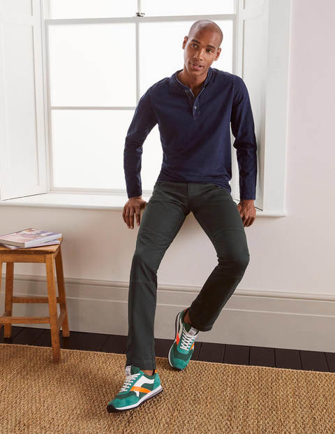 Long Sleeve Henley - Indigo Long Sleeve Henley - Indigo