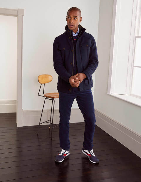 Monmouth Wollmantel - Navy Monmouth Wollmantel - Navy
