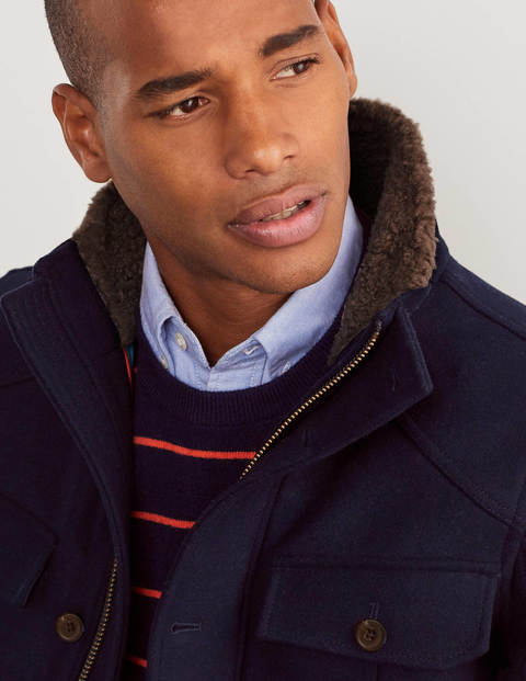 Monmouth Wollmantel - Navy Monmouth Wollmantel - Navy