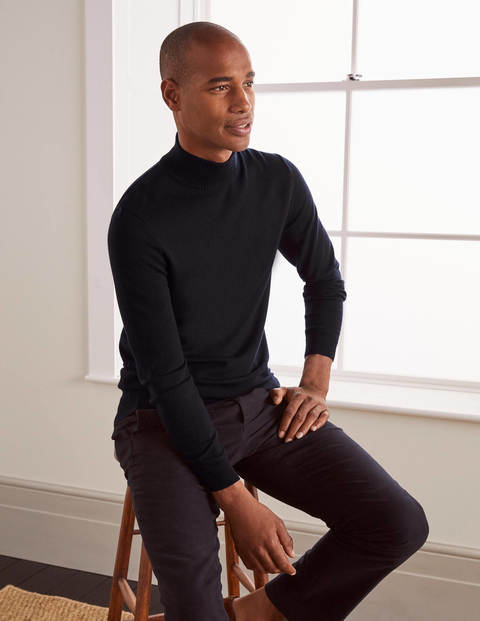 Merino Mock-Neck - Navy Merino Mock-Neck - Navy