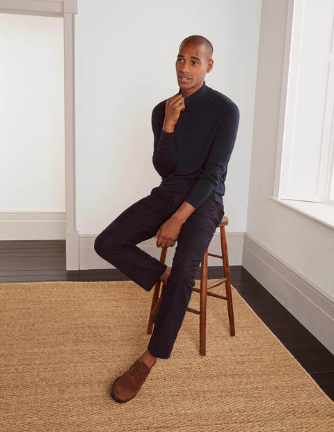 Merino Mock-Neck - Navy Merino Mock-Neck - Navy