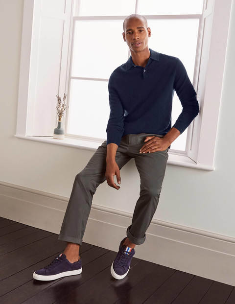Cashmere Polo - Navy Cashmere Polo - Navy