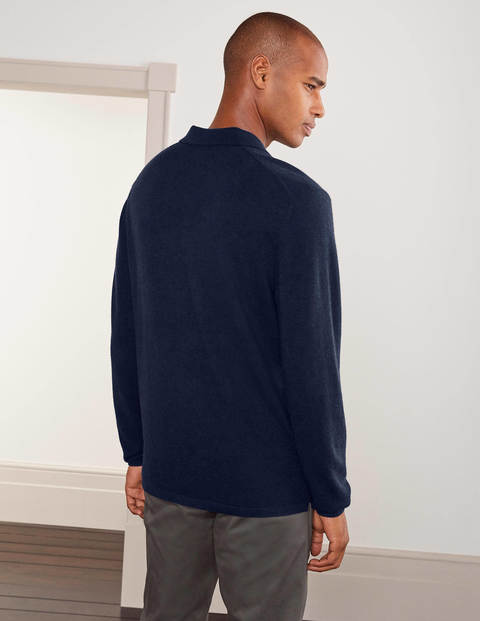 Cashmere Polo - Navy Cashmere Polo - Navy