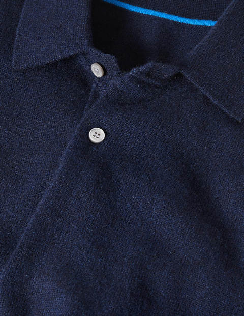 Cashmere Polo - Navy Cashmere Polo - Navy