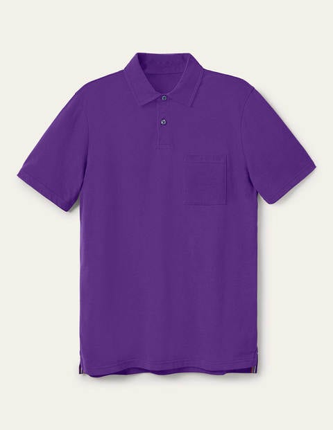 Sueded Jersey Polo - Royal Purple Sueded Jersey Polo - Royal Purple