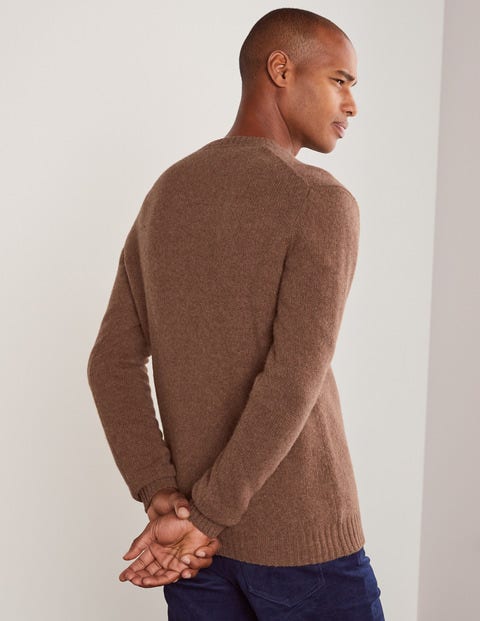 Aldgate Brushed Crew Neck - Camel Aldgate Brushed Crew Neck - Camel