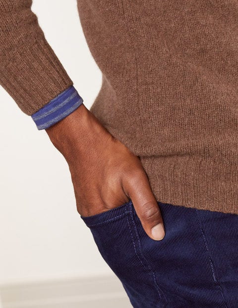 Aldgate Brushed Crew Neck - Camel Aldgate Brushed Crew Neck - Camel