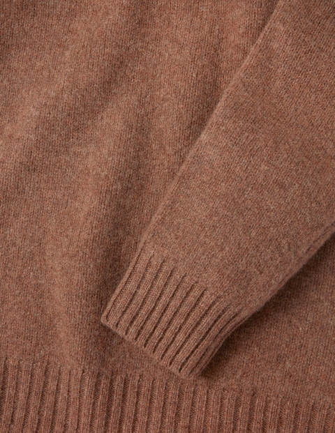 Aldgate Brushed Crew Neck - Camel Aldgate Brushed Crew Neck - Camel