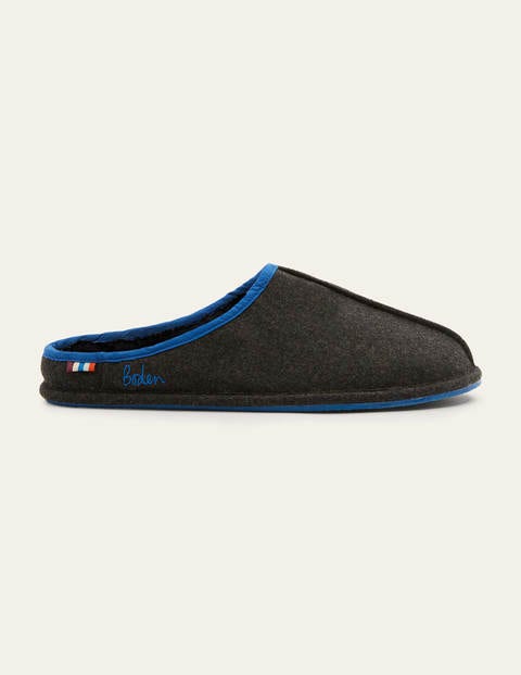 Felt Slippers - Charcoal Felt Slippers - Charcoal