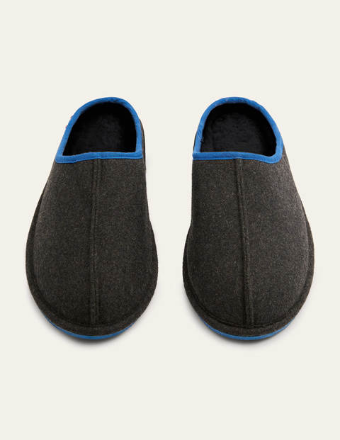 Felt Slippers - Charcoal Felt Slippers - Charcoal