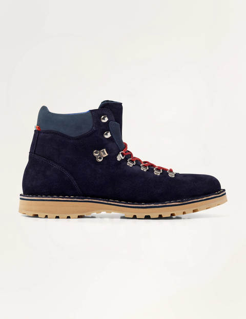 Wanderschuhe aus Veloursleder - Navy Veloursleder Wanderschuhe aus Veloursleder - Navy Veloursleder