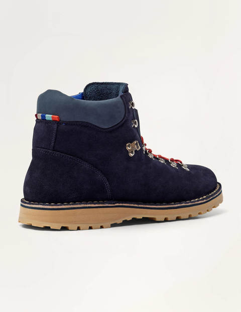 Wanderschuhe aus Veloursleder - Navy Veloursleder Wanderschuhe aus Veloursleder - Navy Veloursleder