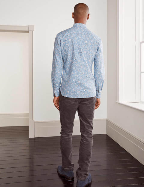 Chemise contemporaine en oxford - Motif floral vintage Chemise contemporaine en oxford - Motif floral vintage