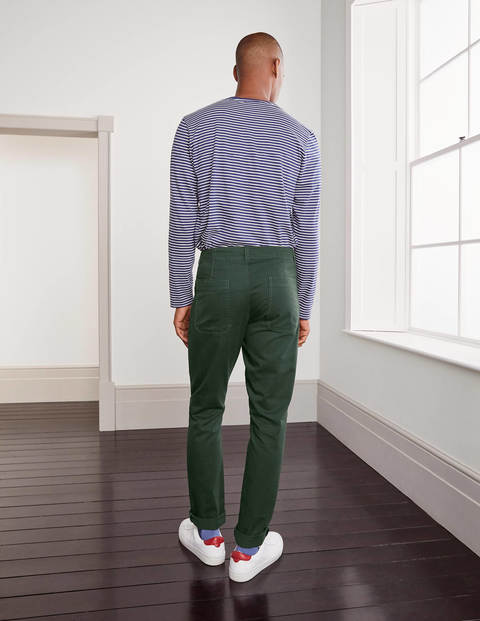Pantalon décontracté à chevrons - Vert émeraude foncé Pantalon décontracté à chevrons - Vert émeraude foncé